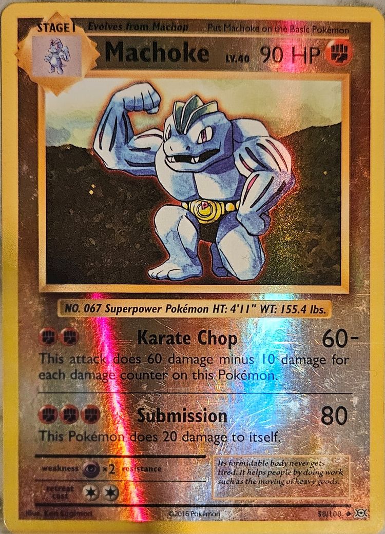 Machoke Pokémon Card image 1