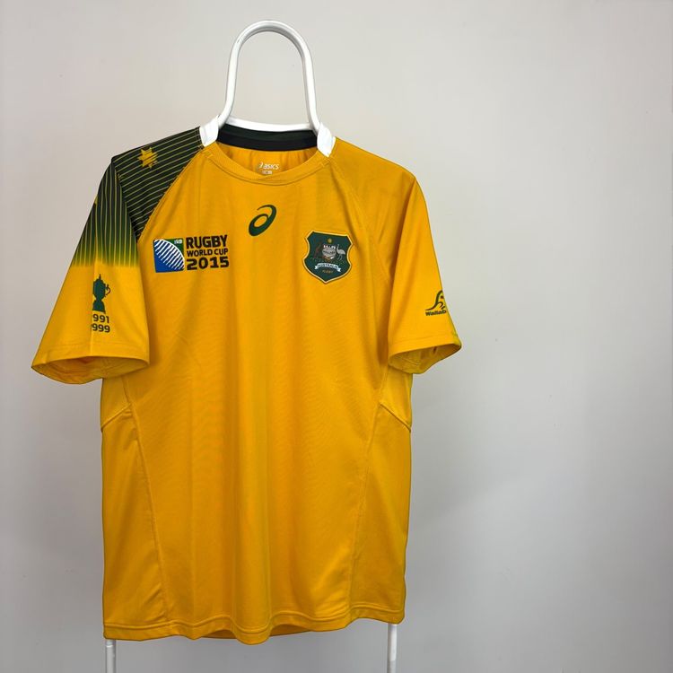 Asics Rugby World Cup 2015 Australia Wallabies Jersey image 4