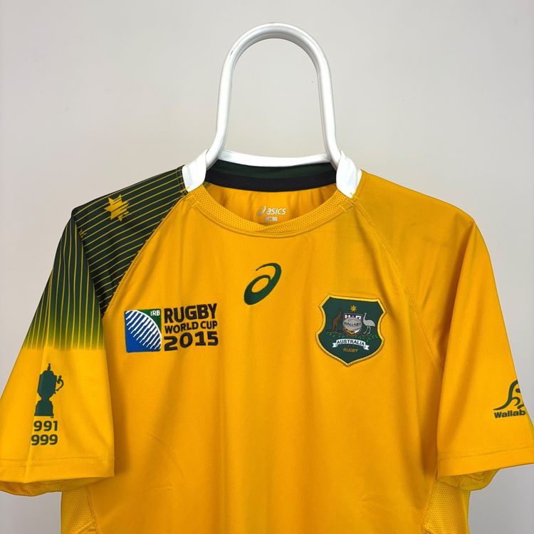 Asics Rugby World Cup 2015 Australia Wallabies Jersey image 2