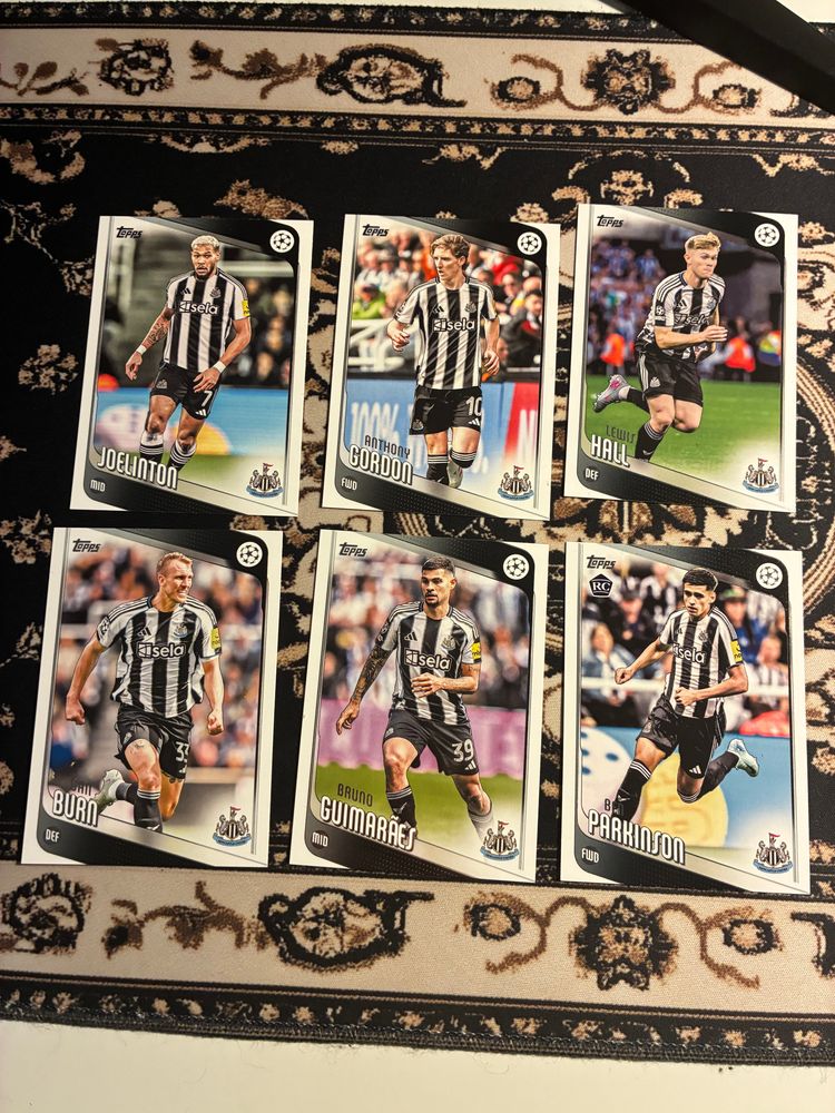 Zestaw 3 Newcastle United 6 kart 