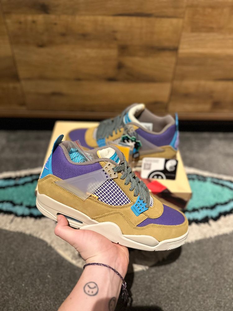 Nike Air Jordan 4 “30th Anniversary Union Desert Moss” U.K. 9