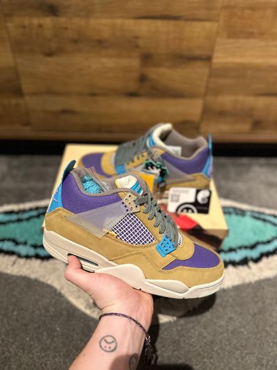Nike Air Jordan 4 “30th Anniversary Union Desert Moss” U.K. 9