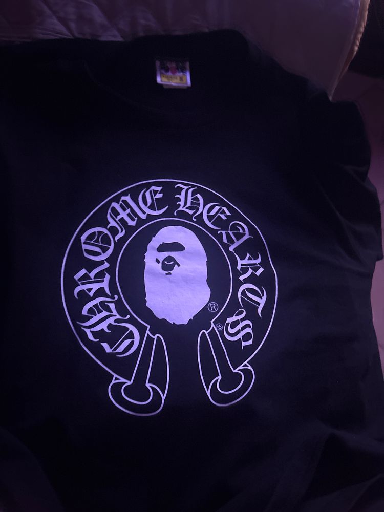 BAPE A Bathing Ape Chrome Hearts Collaboration T-Shirt product image