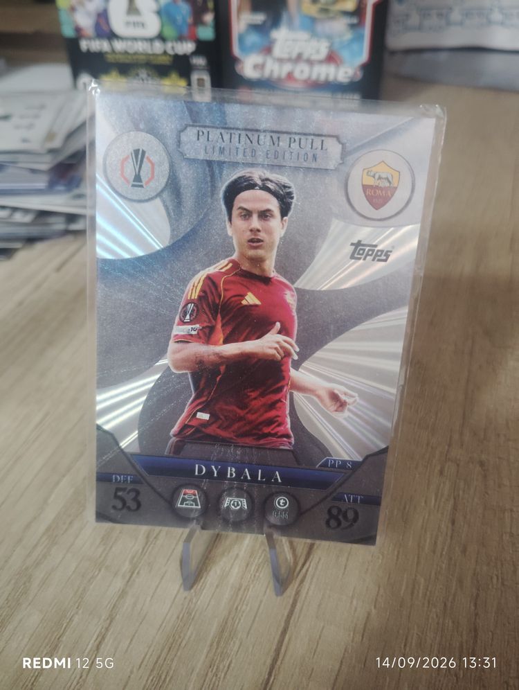 Topps Platinum Pull Limited Edition Dybala  image 1