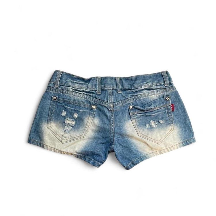 Y2K Denim Mini Shorts low rise size S image 2
