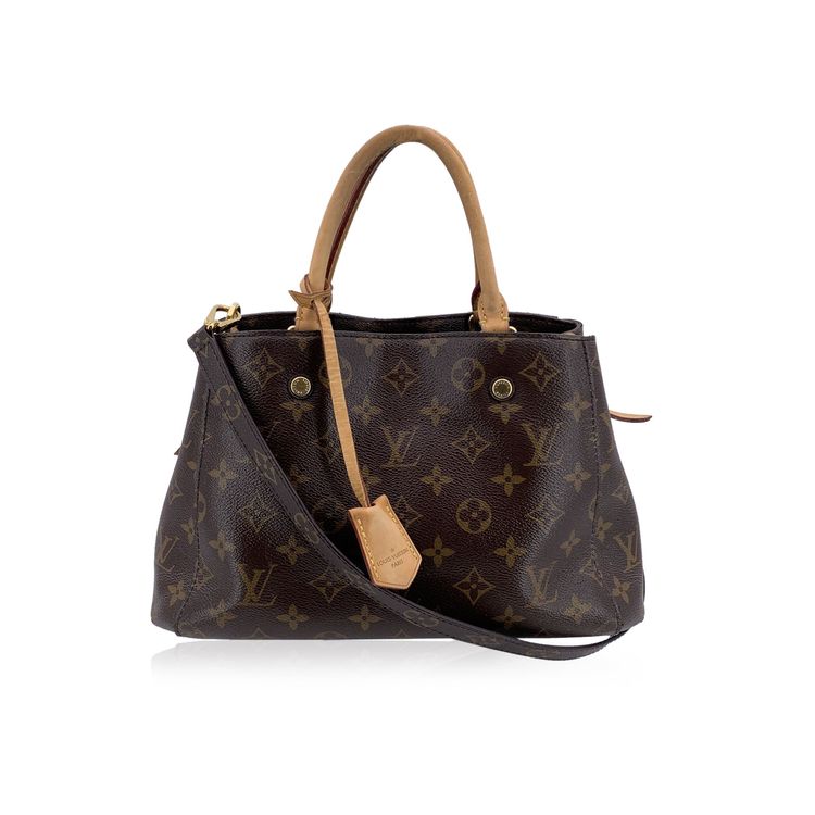 opavintage.com Borsa tote Louis Vuitton Monogram Canvas Montaigne BB con tracolla product image