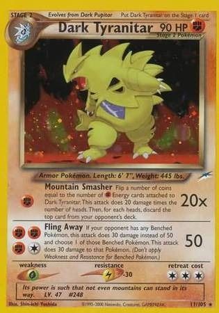 Pokémon Carta Pokémon Dark Tyranitar 11/105 product image
