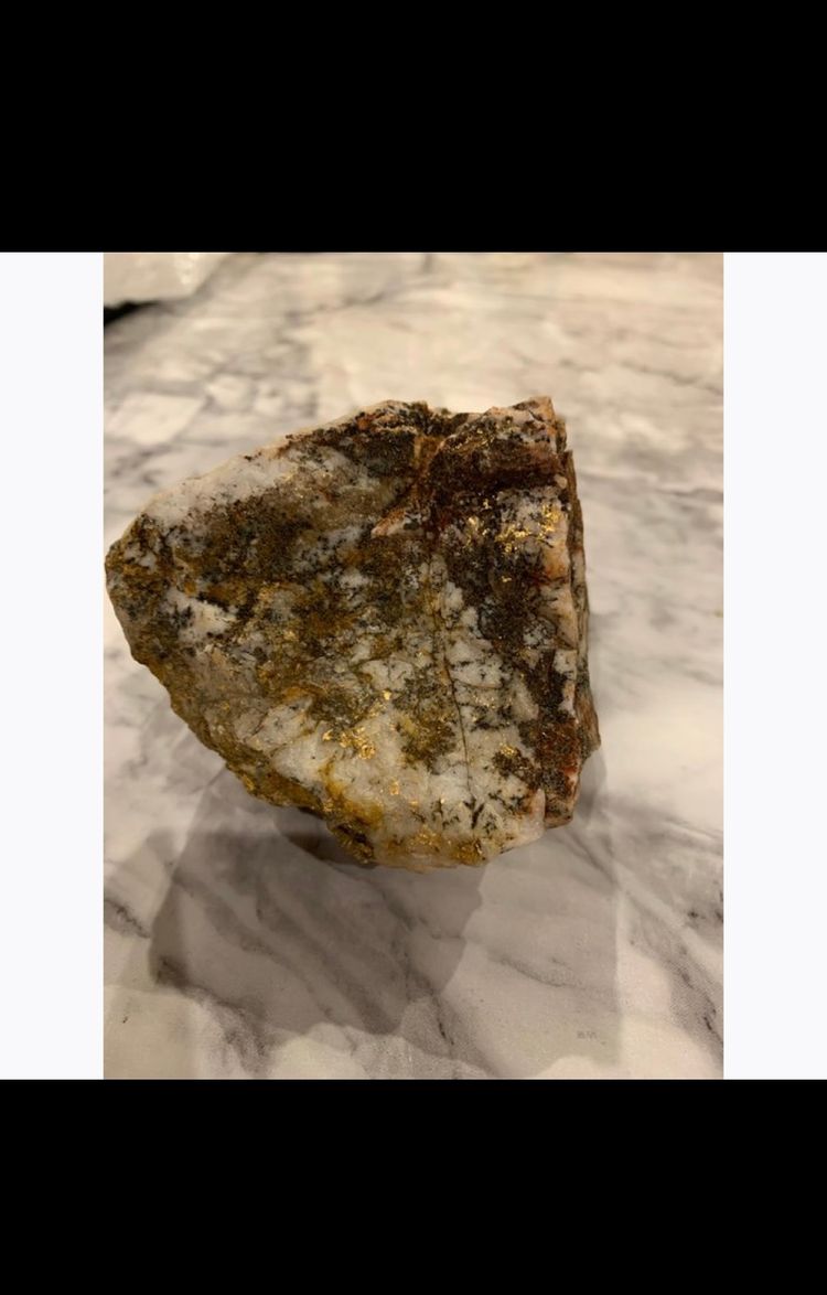 Pyrit large specimen -791 grams -(1) (VeinMining) Australia. Rare hight - grade Gold ore from the golden Victoria Triangle  image 4