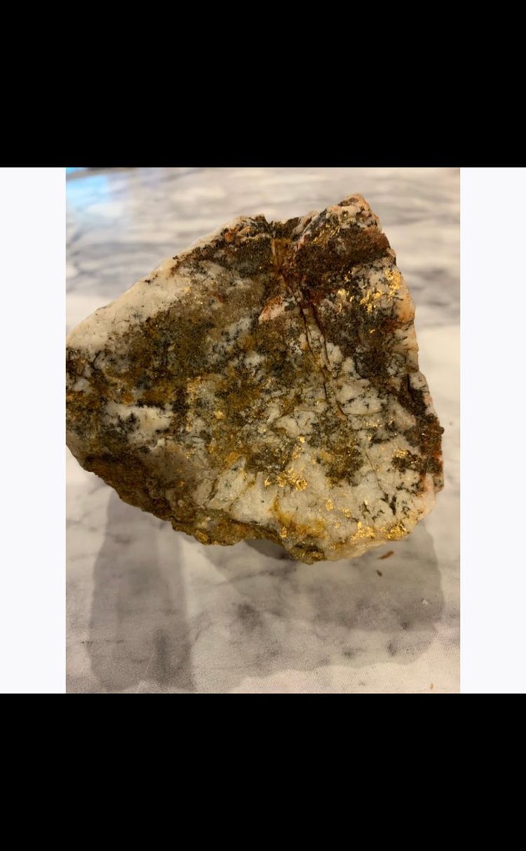 Pyrit large specimen -791 grams -(1) (VeinMining) Australia. Rare hight - grade Gold ore from the golden Victoria Triangle  image 3