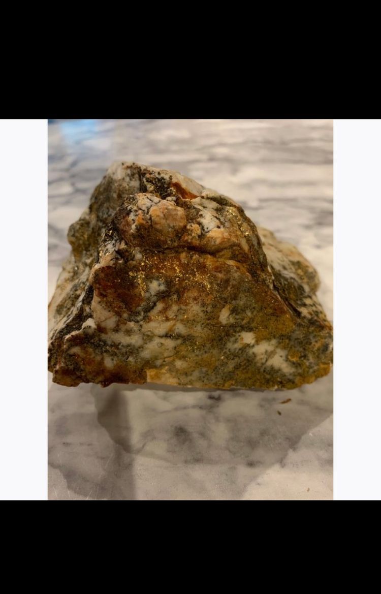Pyrit large specimen -791 grams -(1) (VeinMining) Australia. Rare hight - grade Gold ore from the golden Victoria Triangle  image 2