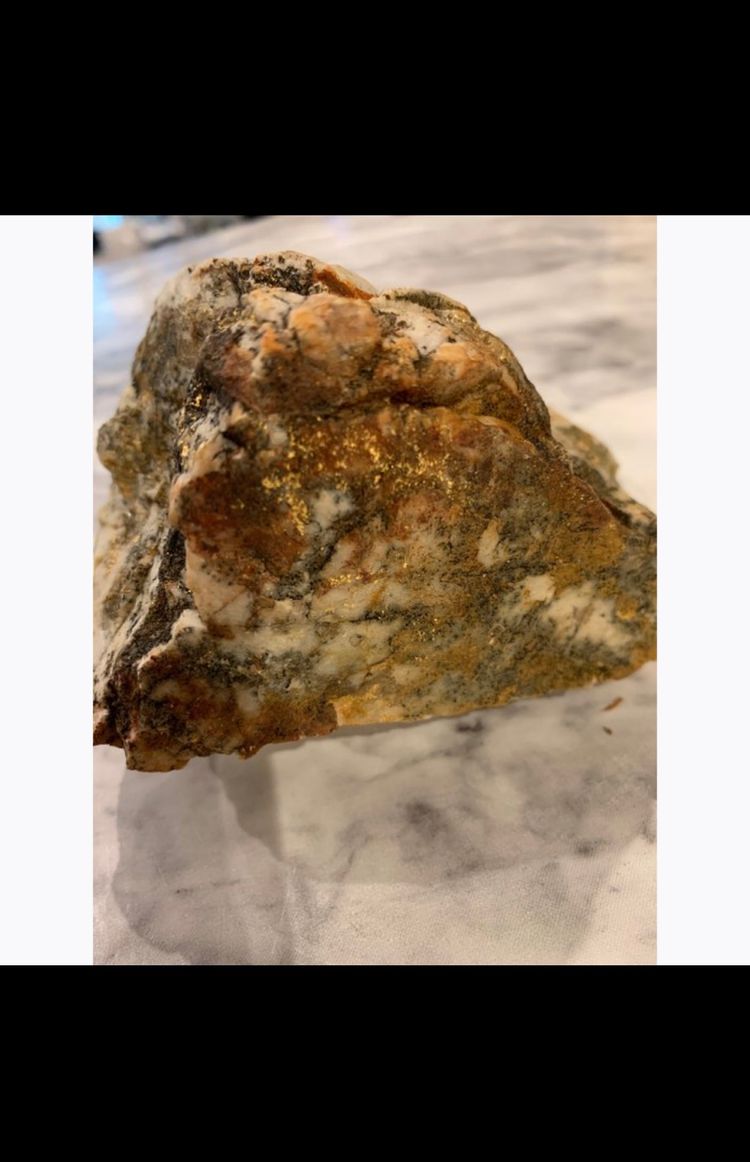 Stone Island Pyrit large specimen -791 grams -(1) (VeinMining) Australia. Rare hight - grade Gold ore from the golden Victoria Triangle  product image