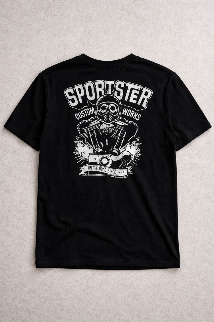 Black Graphic T-Shirt M