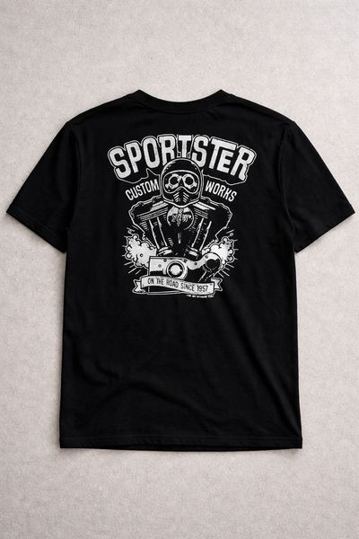 Black Graphic T-Shirt M