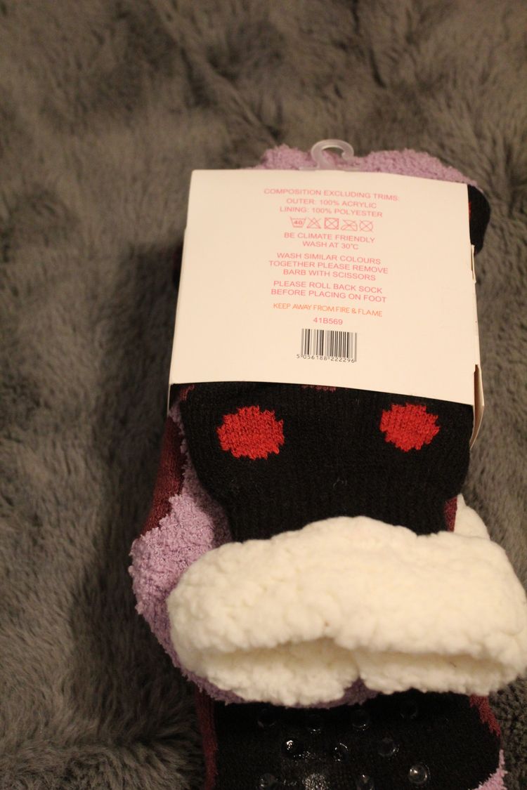 Ladies Novelty Lounge Socks image 2