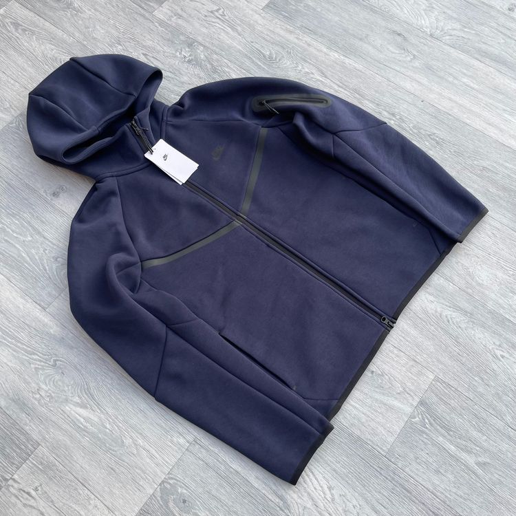 Nike Tech Fleece Full Zip Windrunner Hoodie Jacket Obsidian Navy [HV0949-451]