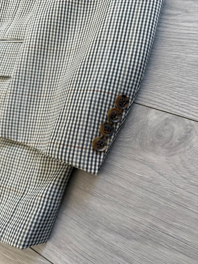 Burberry 1980s 2B Silk Wool Sports Blazer Jacket - Size XXL 3