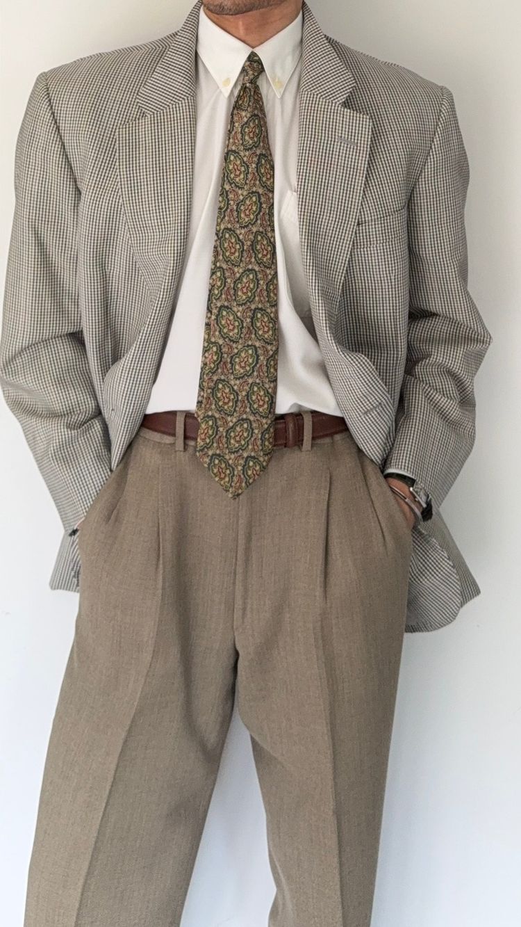 Burberry 1980s 2B Silk Wool Sports Blazer Jacket - Size XXL 10