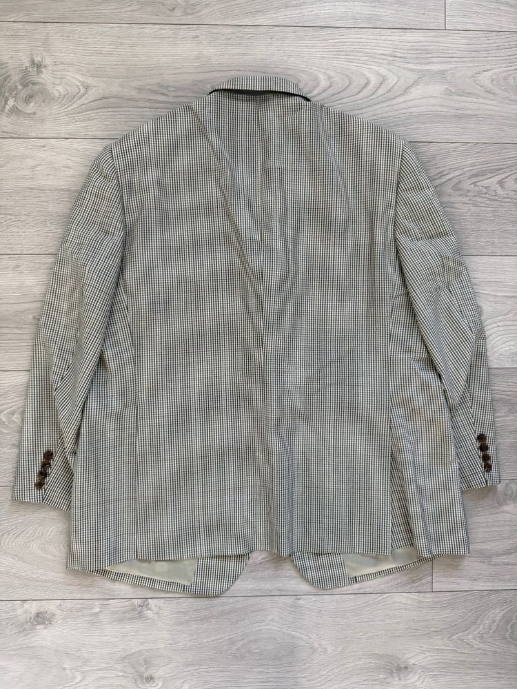Burberry 1980s 2B Silk Wool Sports Blazer Jacket - Size XXL 11