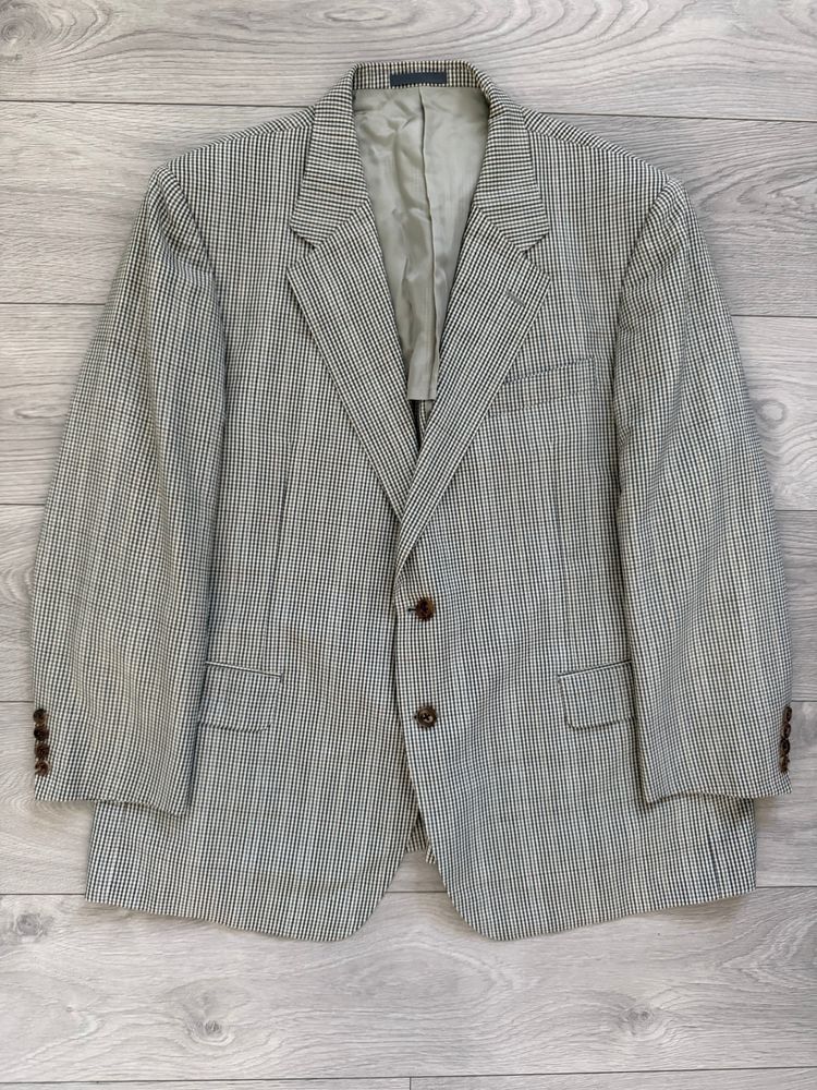 Burberry 1980s 2B Silk Wool Sports Blazer Jacket - Size XXL 8