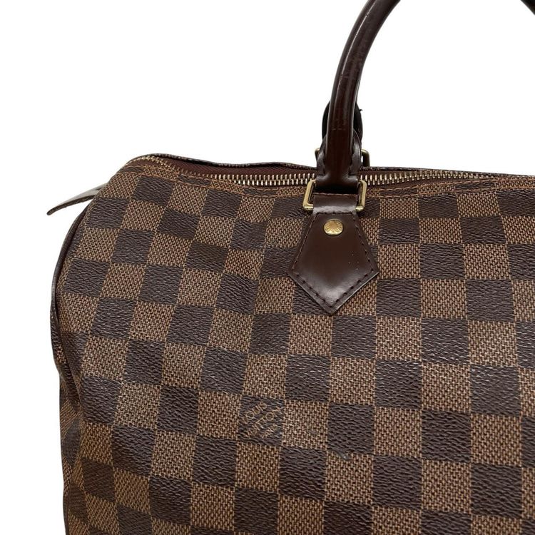 Pre-Loved Louis Vuitton Damier Ebene Canvas Speedy 35 Bag image 6