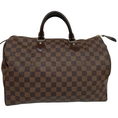 Pre-Loved Louis Vuitton Damier Ebene Canvas Speedy 35 Bag