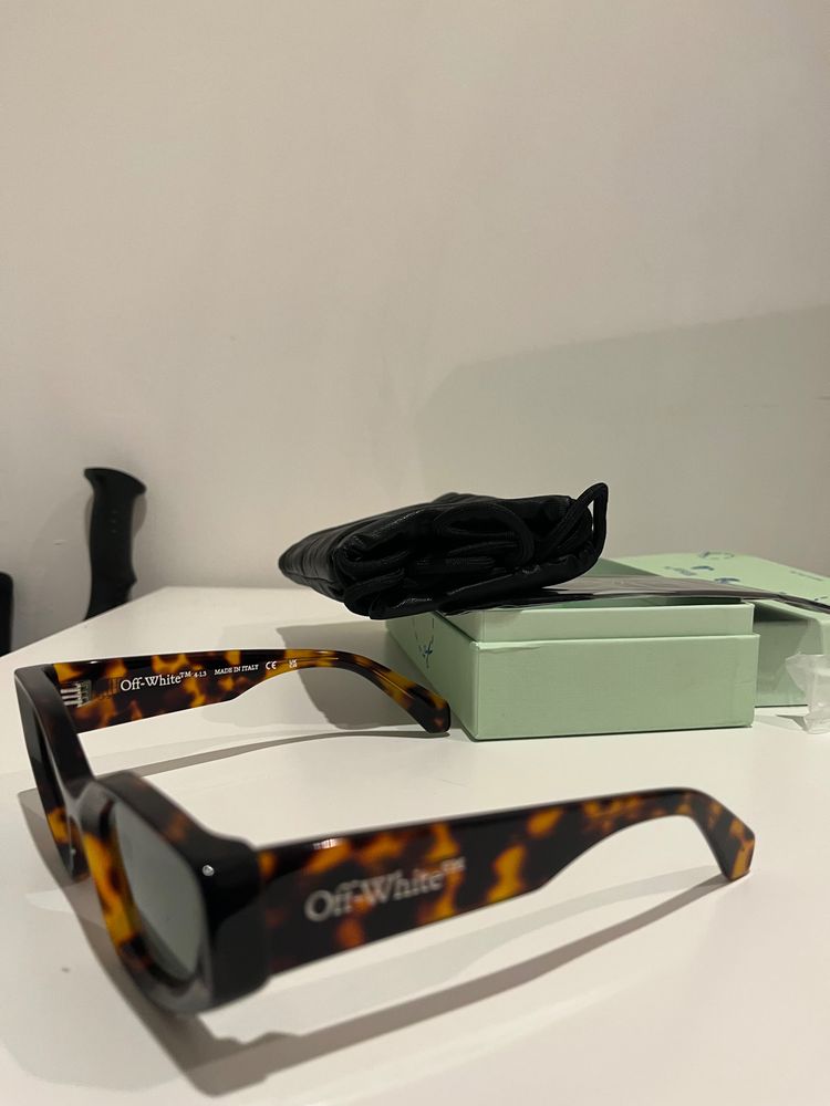 Off-White Tortoiseshell Sunglasses