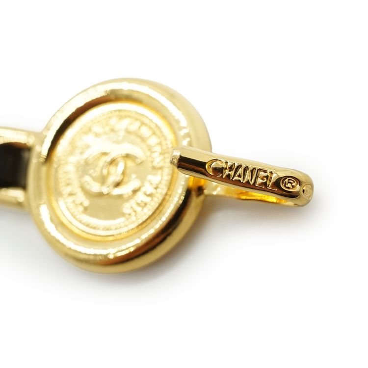 Chanel Vintage Metal Belt CC imagen 9