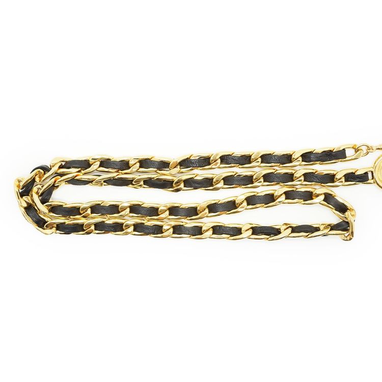 Chanel Vintage Metal Belt CC imagen 3
