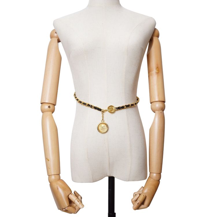 Chanel Vintage Metal Belt CC imagen 6