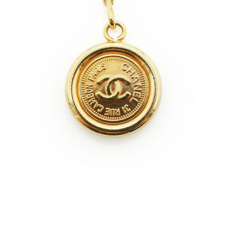 Chanel Vintage Metal Belt CC imagen 8