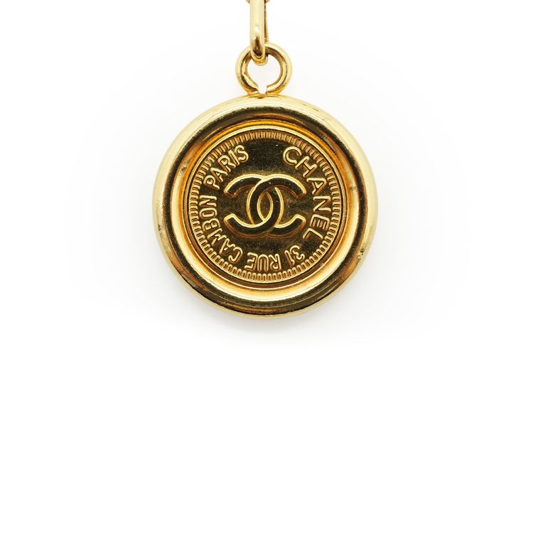 Chanel Vintage Metal Belt CC imagen 2