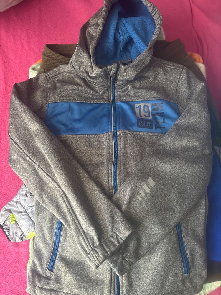 Other Grey And Blue Zip-Up Hoodie Jacket product image