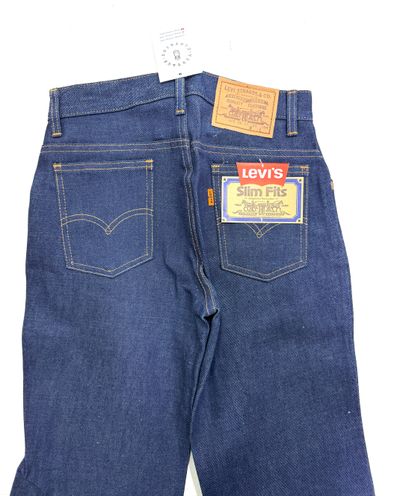 Levi's 602 Bell Bottoms Flare boot cut W28 L34 orange tab made in France anni 70' Talon zip 14
