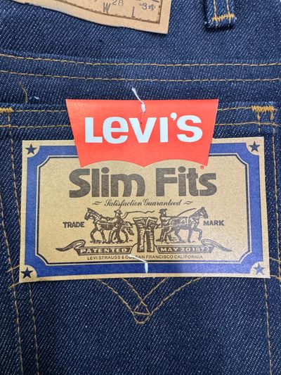 Levi's 602 Bell Bottoms Flare boot cut W28 L34 orange tab made in France anni 70' Talon zip 6