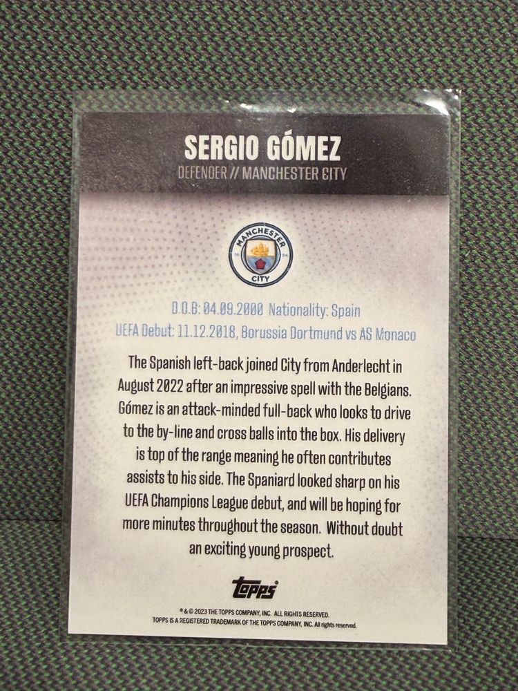 Immagine di Topps Sergio Gómez 15/49 2