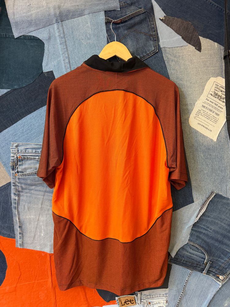 Diadora Orange And Brown Sports Shirt image 4
