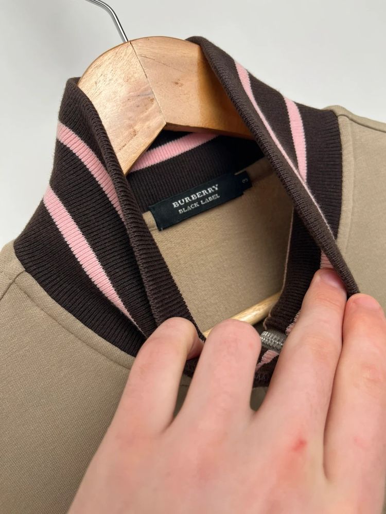 Burberry Black Label Japan Exclusive Cream/Pink Cardigan Jumper imagen 5
