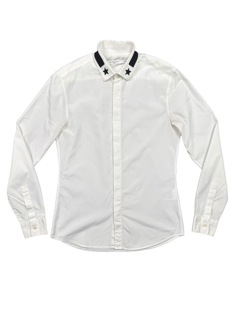 Givenchy Embroidered Star Collar Shirt - White (389014897)