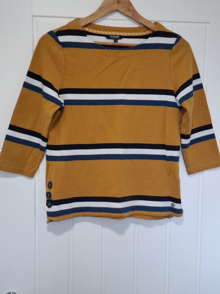 Striped Long Sleeve Top image 1