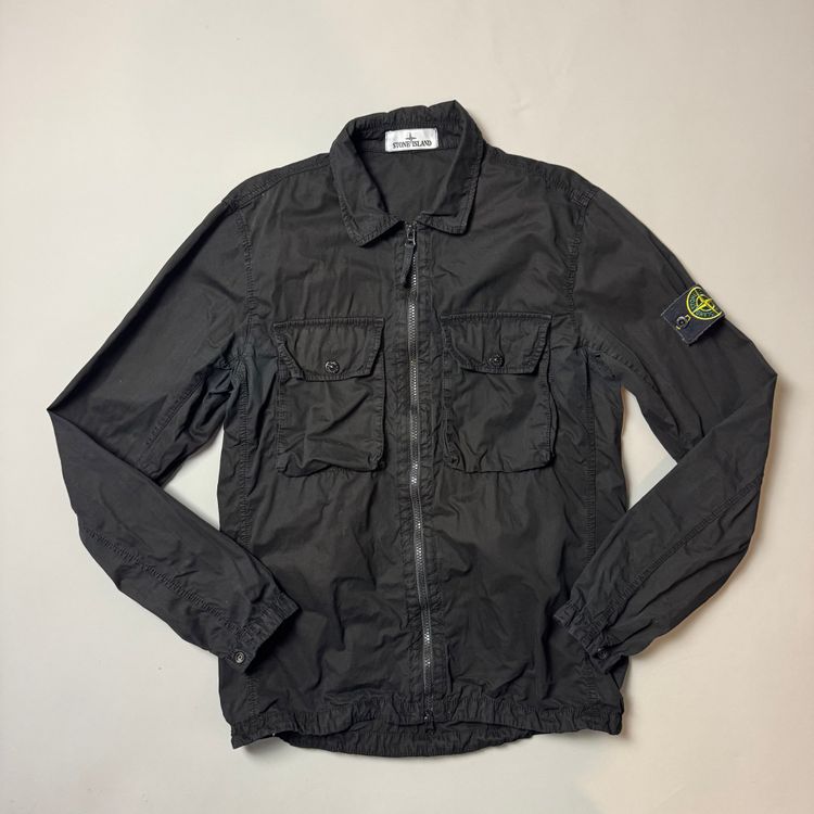 Stone Island Black Overshirt - Medium