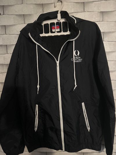 Champion Black Zip-Up Jacket With Hood
