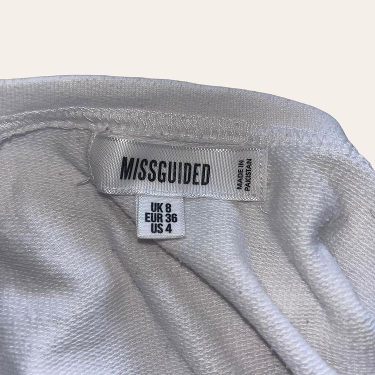 White Missguided Cropped Jumper image 3