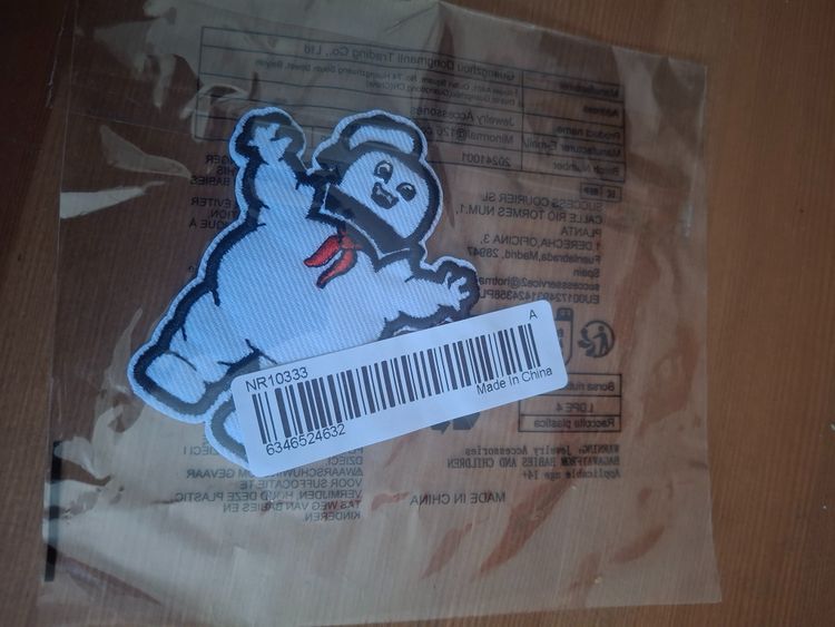 Embroidered Patch Of A White Character In Sailor Outfit Ghostbusters image 3