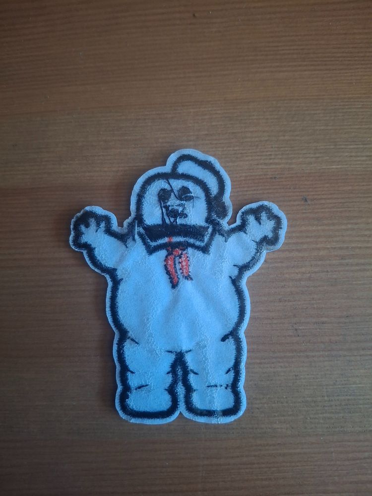 Embroidered Patch Of A White Character In Sailor Outfit Ghostbusters image 2
