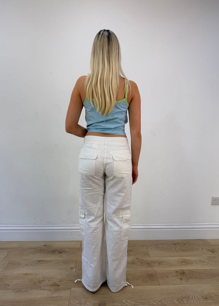 Immagine di medium blue and green tommy hilfiger cami top 5