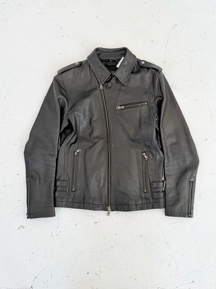 ‘00s Burberry Black Label Leather Jacket (M) image 7