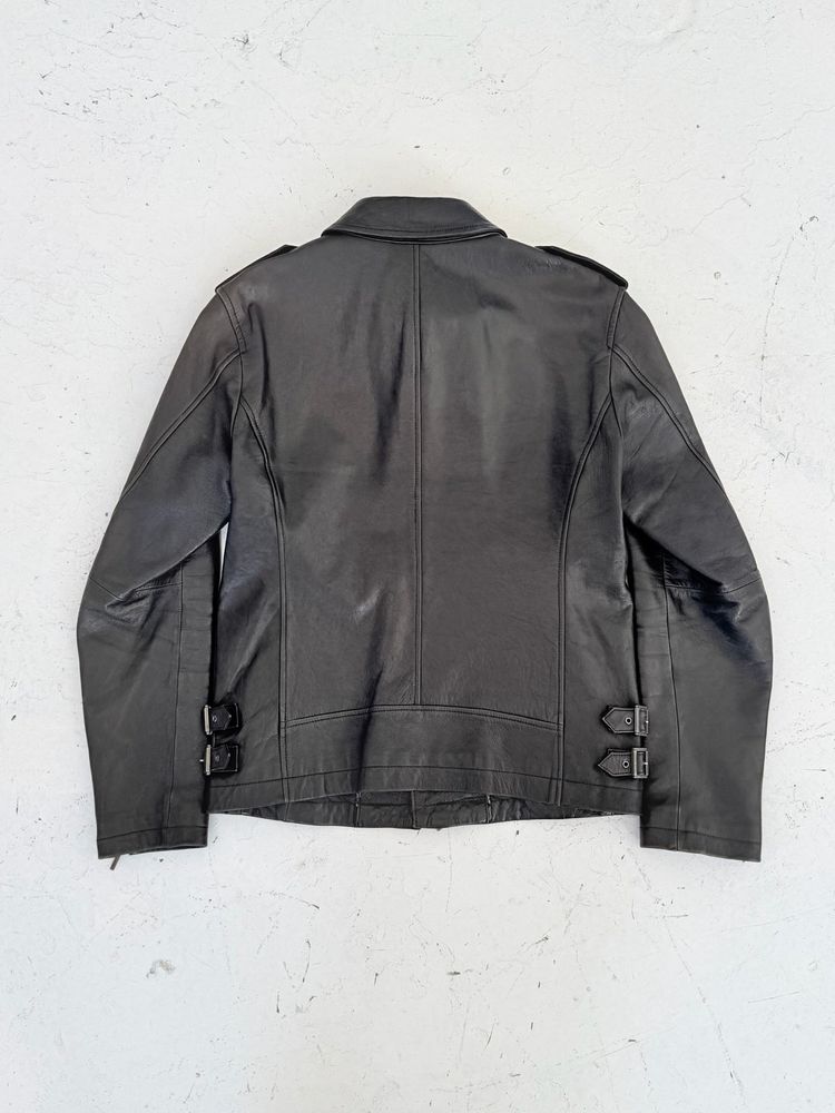 ‘00s Burberry Black Label Leather Jacket (M) image 6