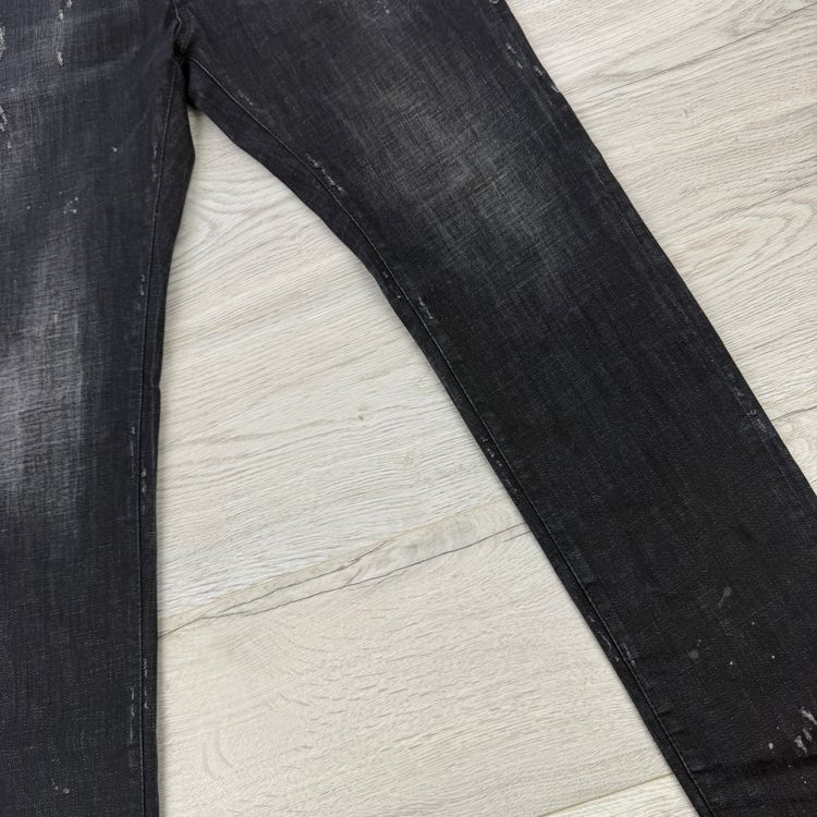 Dsquared2 Men’s Black Distressed Skater Jeans - 44 (Uk 30) imagen 6