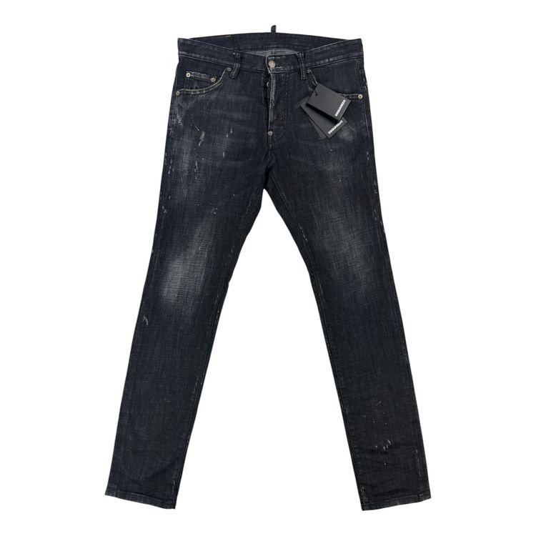Dsquared2 Men’s Black Distressed Skater Jeans - 44 (Uk 30) image 1