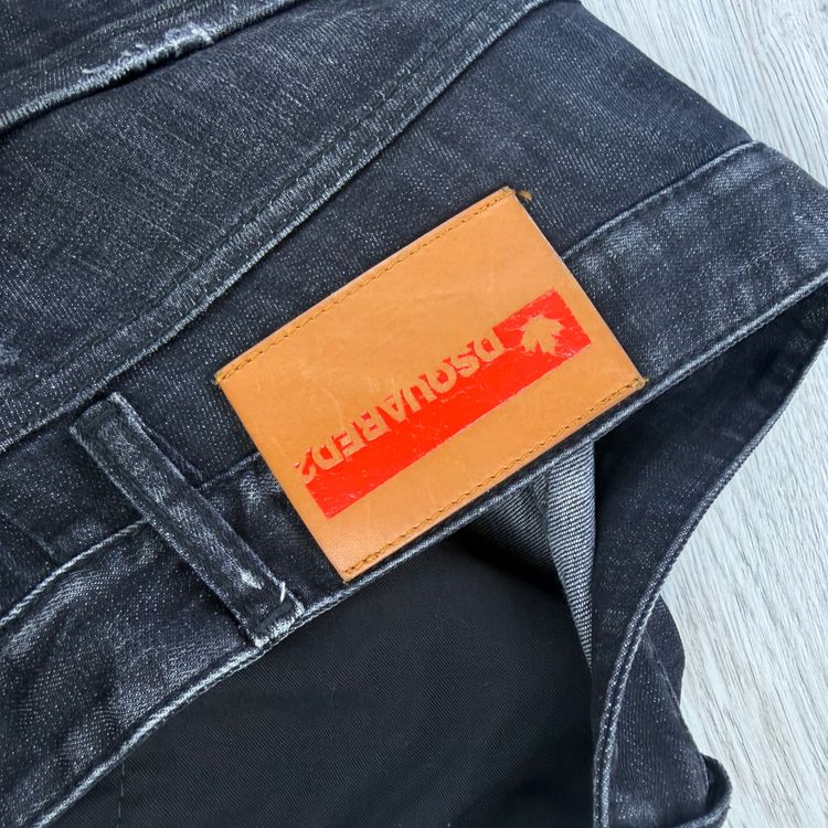 Dsquared2 Men’s Black Distressed Skater Jeans - 44 (Uk 30) imagen 3